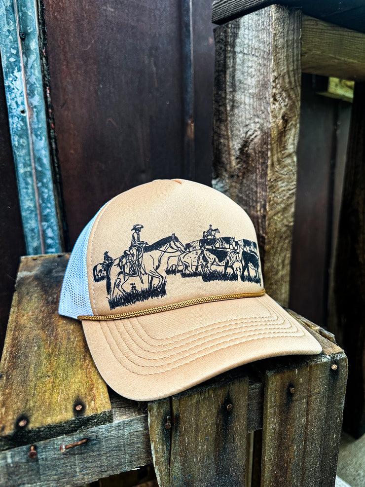 Cattle Drive Trucker Hat