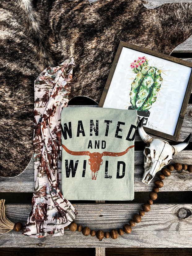Wanted & Wild Graphic- Sandstone