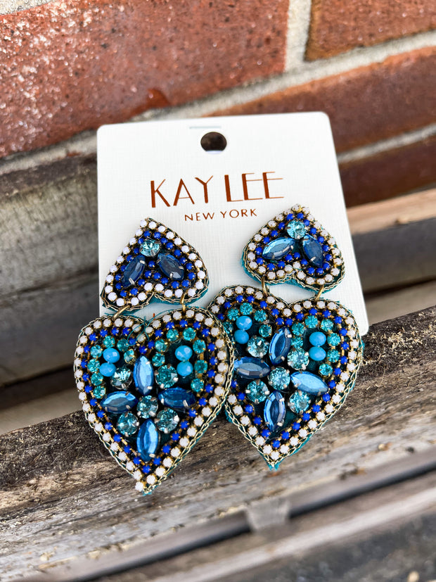 Kaylee’s Turquoise Heart Earring