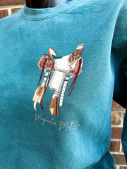 Sierra Saddle Comfort Colors Sweatshirt
