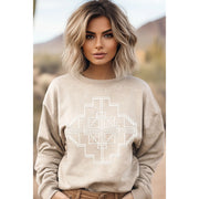 Clive Aztec Sweatshirt - Oatmeal