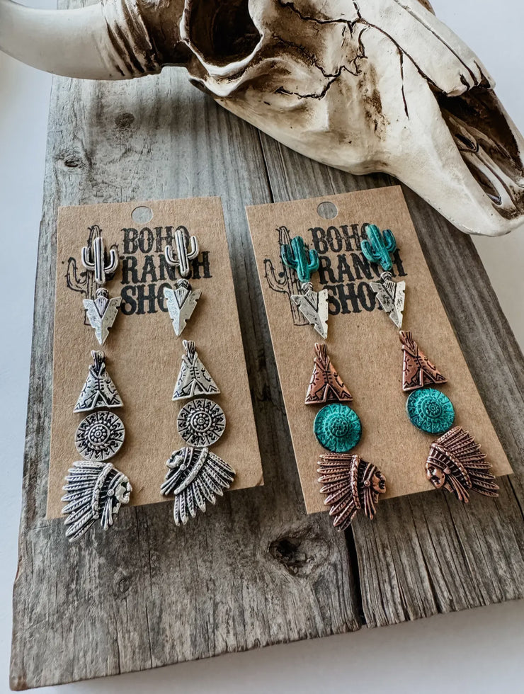 Outlaw Indiana Earrings