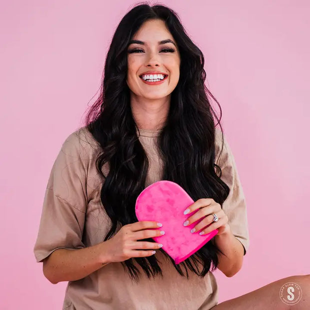 Pink Mitt For Tanning Mousse