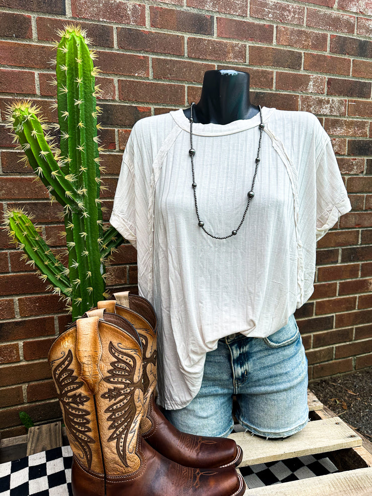 Dolman Top- Sand