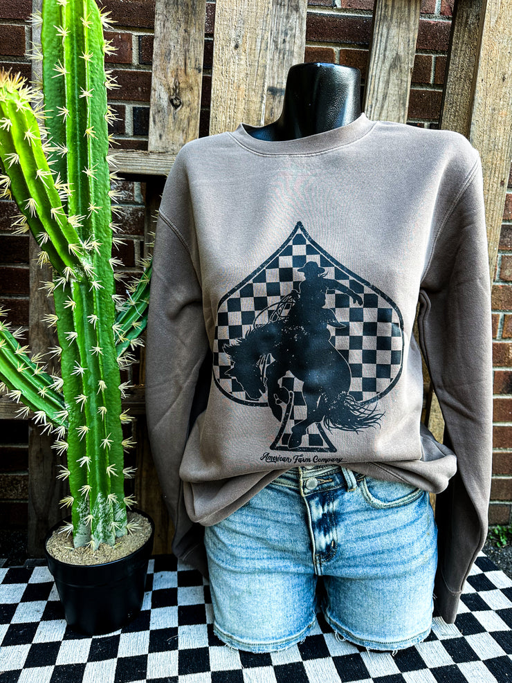 Buckin' Bronc Spade Sweatshirt