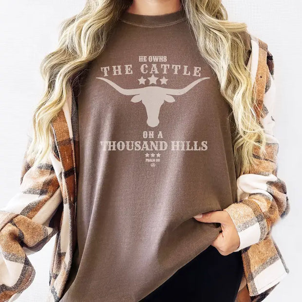 He Owns The Cattle Graphic Tee