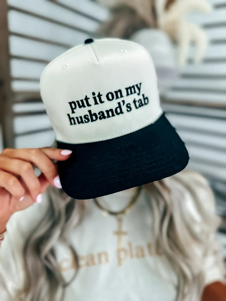 Put It On My Husband's Tab Vintage Hat