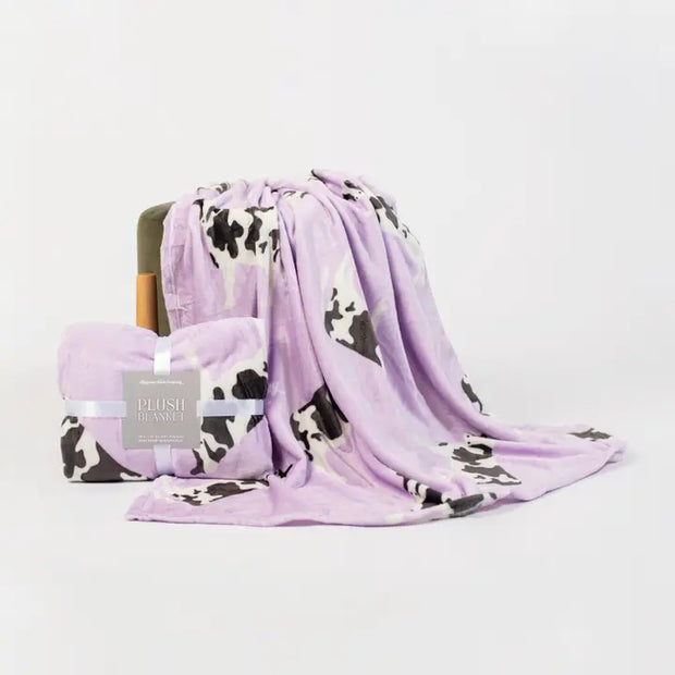 Purple Holstein Blanket