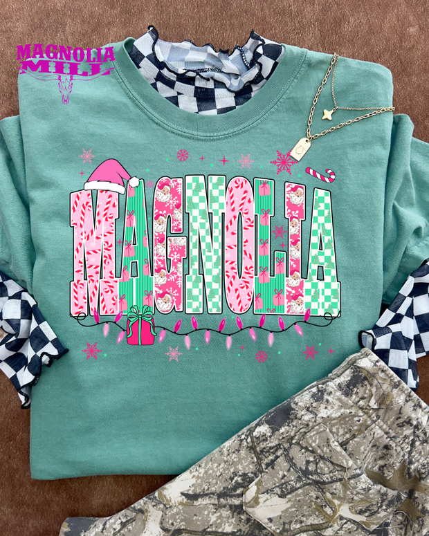 Magnolia Winterfest Graphic Tee- MADE TO ORDER**
