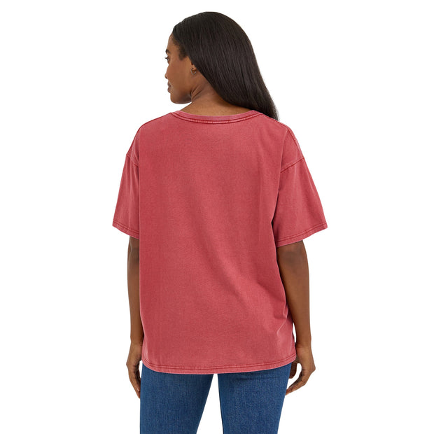 Chili Oil Oversized Wrangler Cowboy Tee