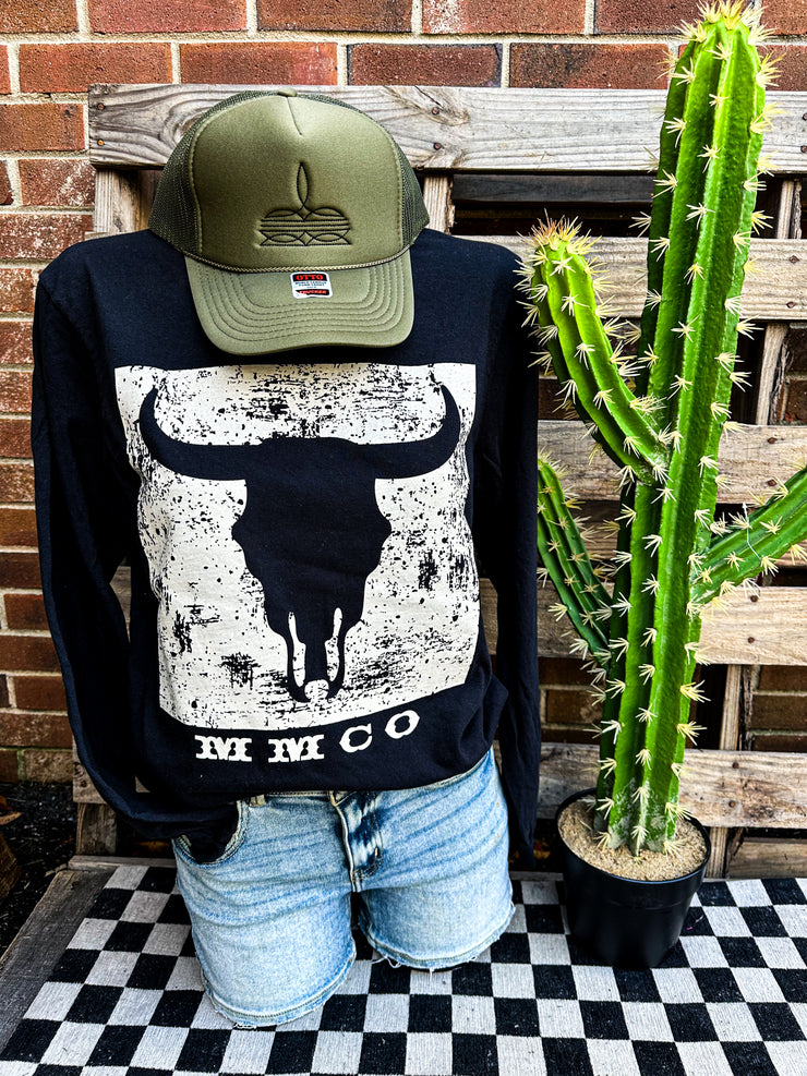 MMCO Square Steer Long Sleeve- Black