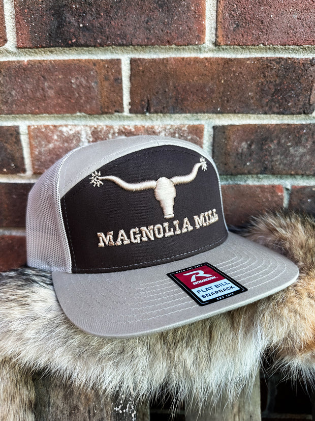 Spur Right Richardon Hat- 7 Panel Brown/ Khaki