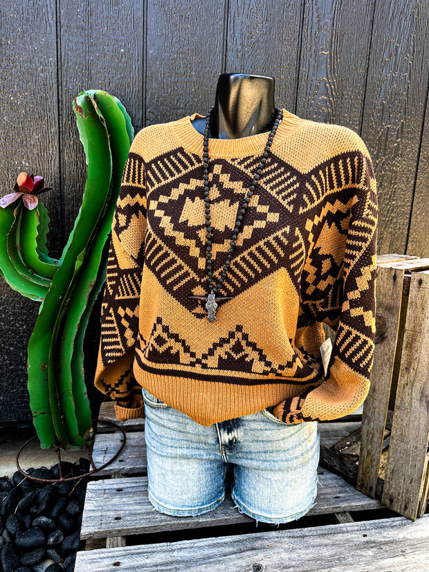 Southwest Jewel Sweater