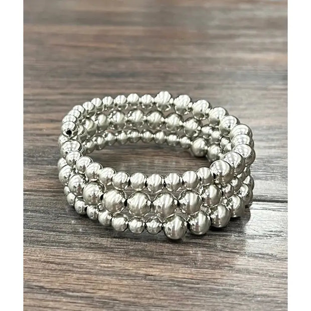 Slingin' Silver Wrap Bracelet