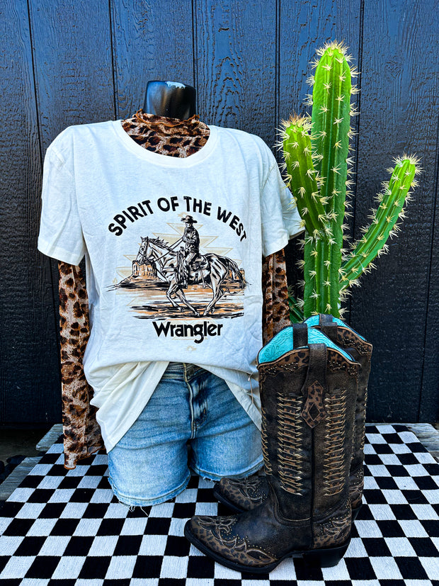 Cowgirl Spirit Wrangler Boyfriend Tee