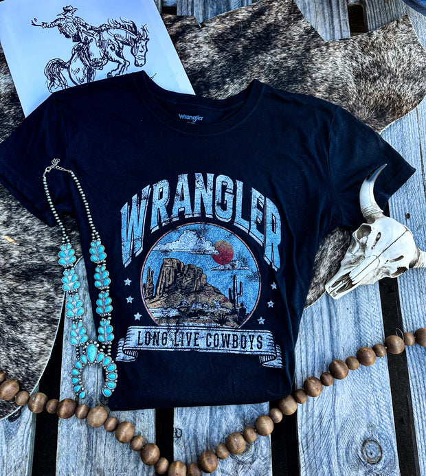 One For The Cowgirls Wrangler Graphic