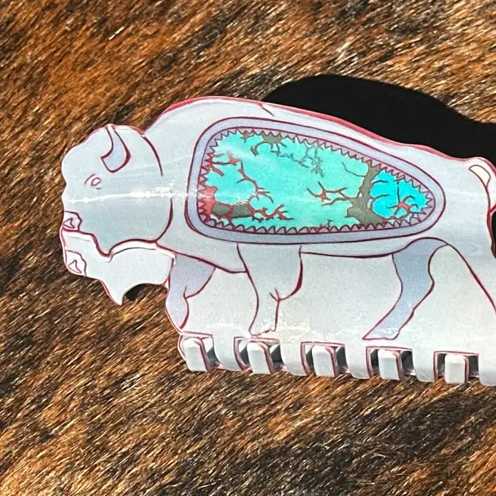 Buffalo Cow Claw Clip