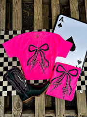 8 Ball Bow Graphic Tee