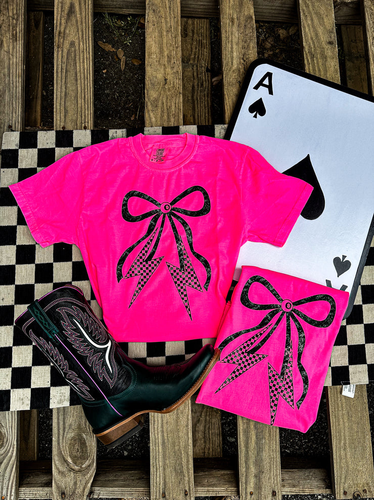8 Ball Bow Graphic Tee