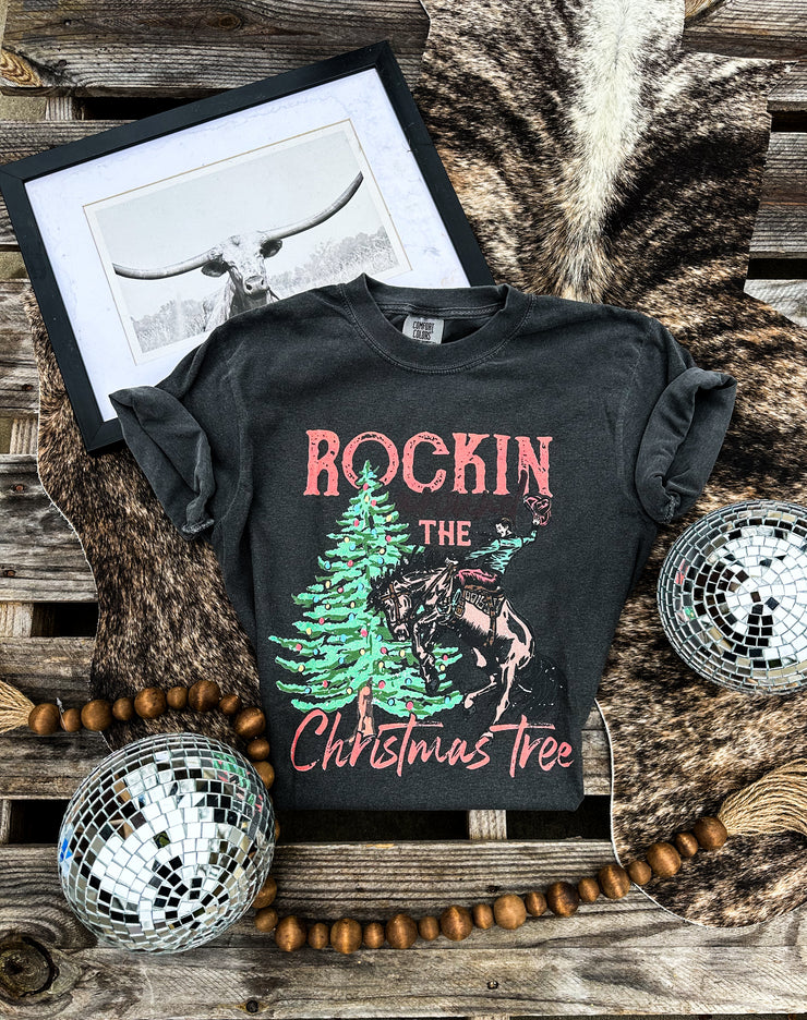 Rockin' Around The Christmas Tree Graphic Tee