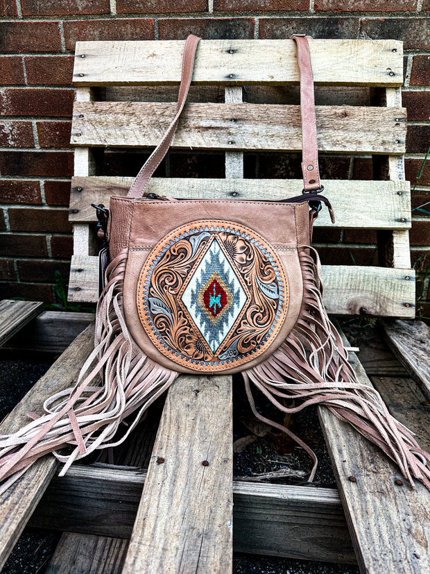 American Darling Messenger Saddle Blanket Bag