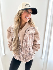 Carley Camo Puffer Vest