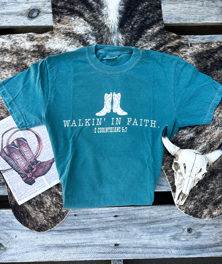 Walkin' In Faith Graphic Tee