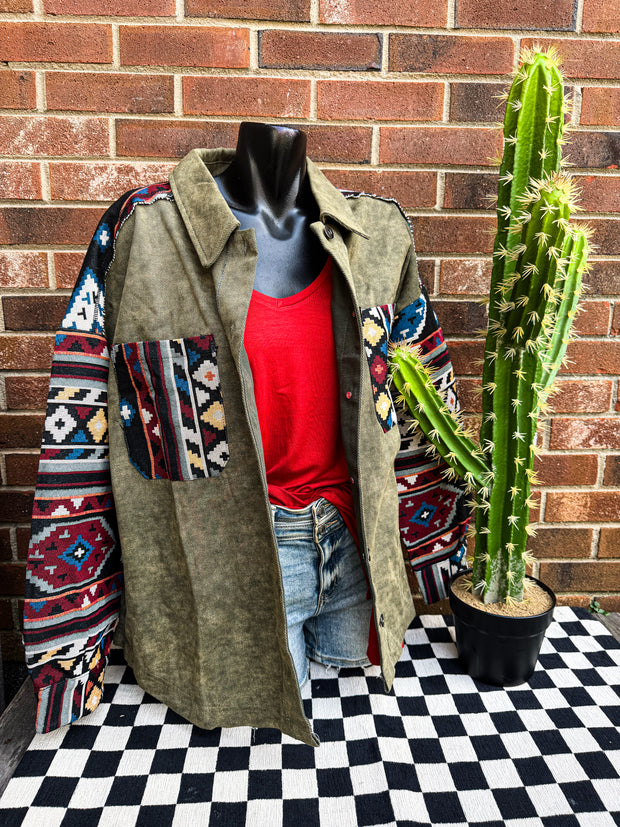 Outlaw Aztec Shacket