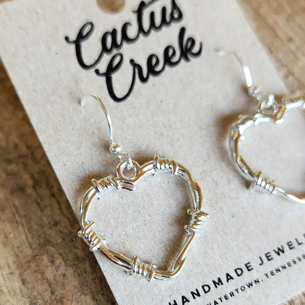 Barbed Hearts Earrings