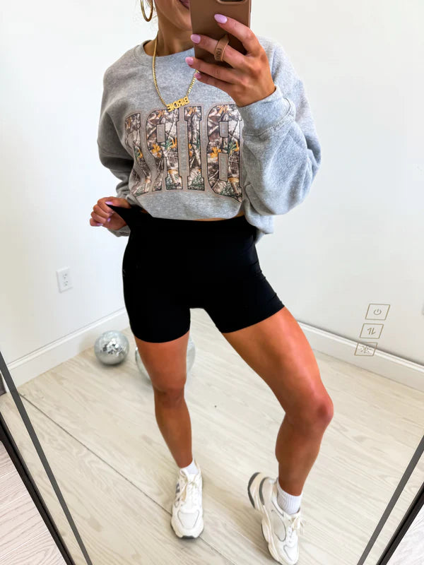 Butter Soft Birkley Biker Shorts- Black