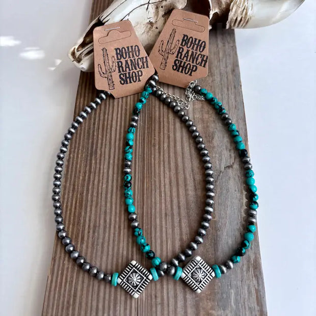 Concho Pendant Necklace