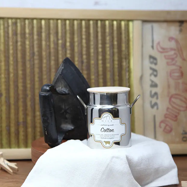 Milk Churn Candle- Cotton