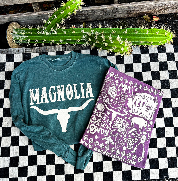 Magnolia Mayhem Long Sleeve Graphic