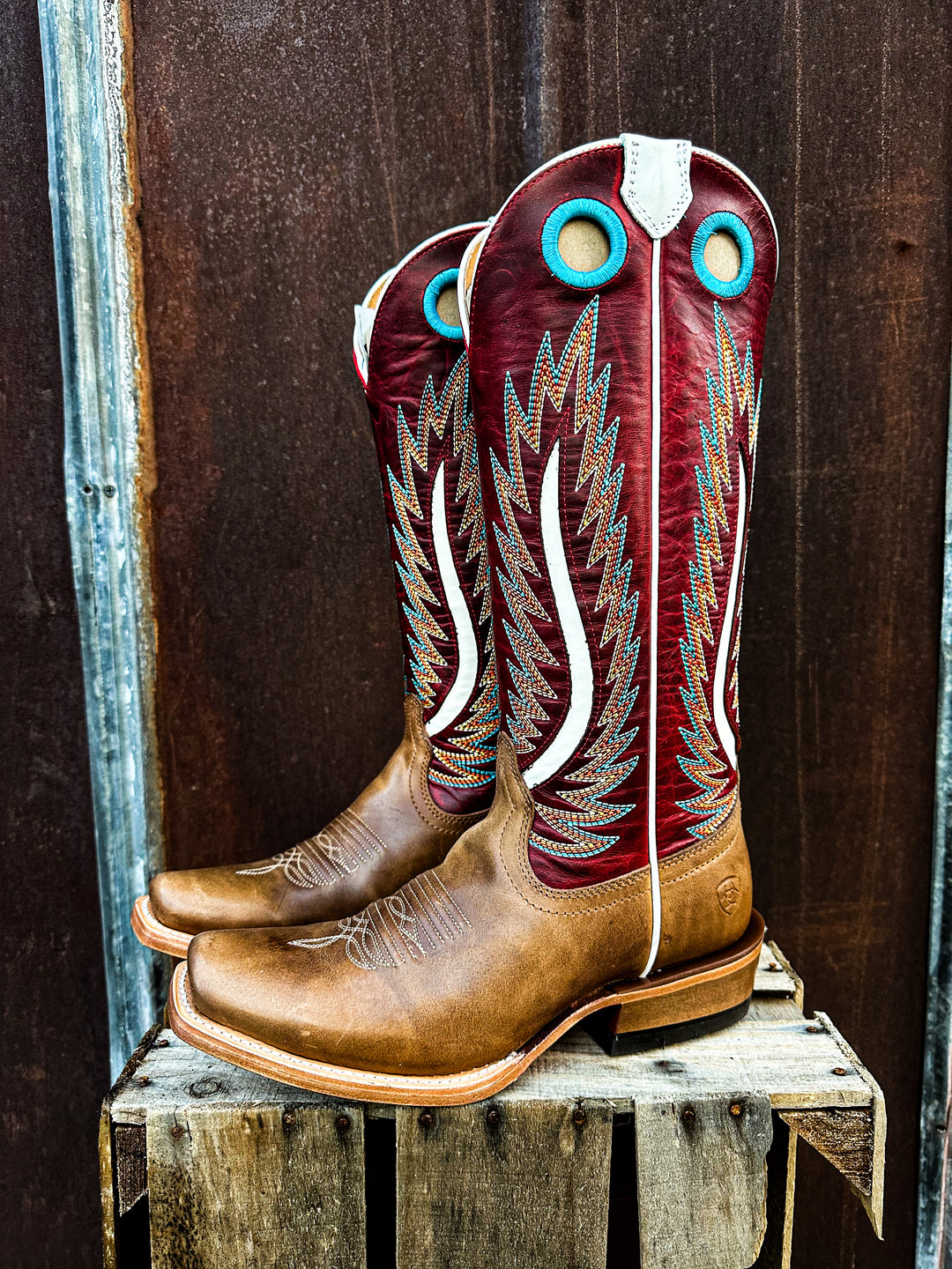 Bolero Red Futurity Fort Worth Ariat Boot Magnolia Mill