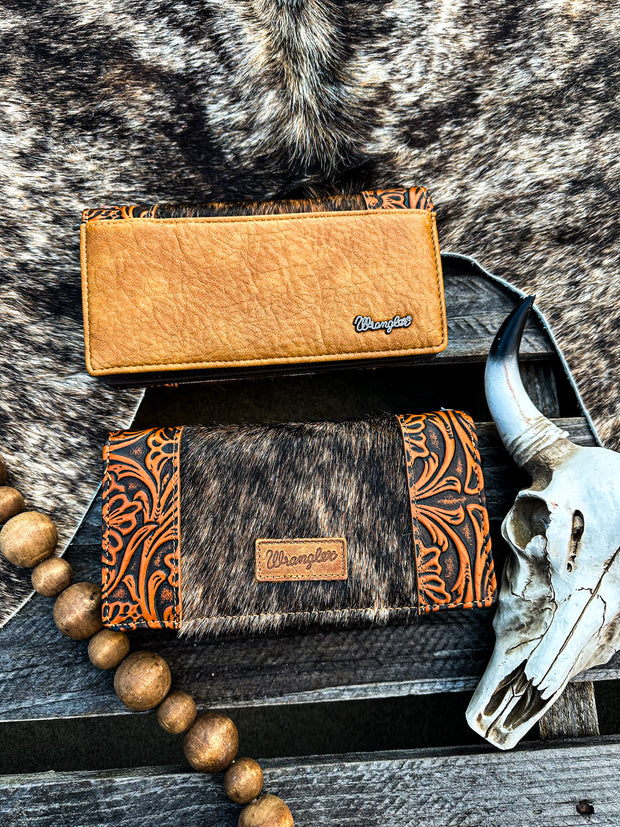 Way Out West Wrangler Wallet: Brown