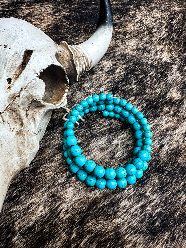 Turquoise Tavern Wrap Bracelet