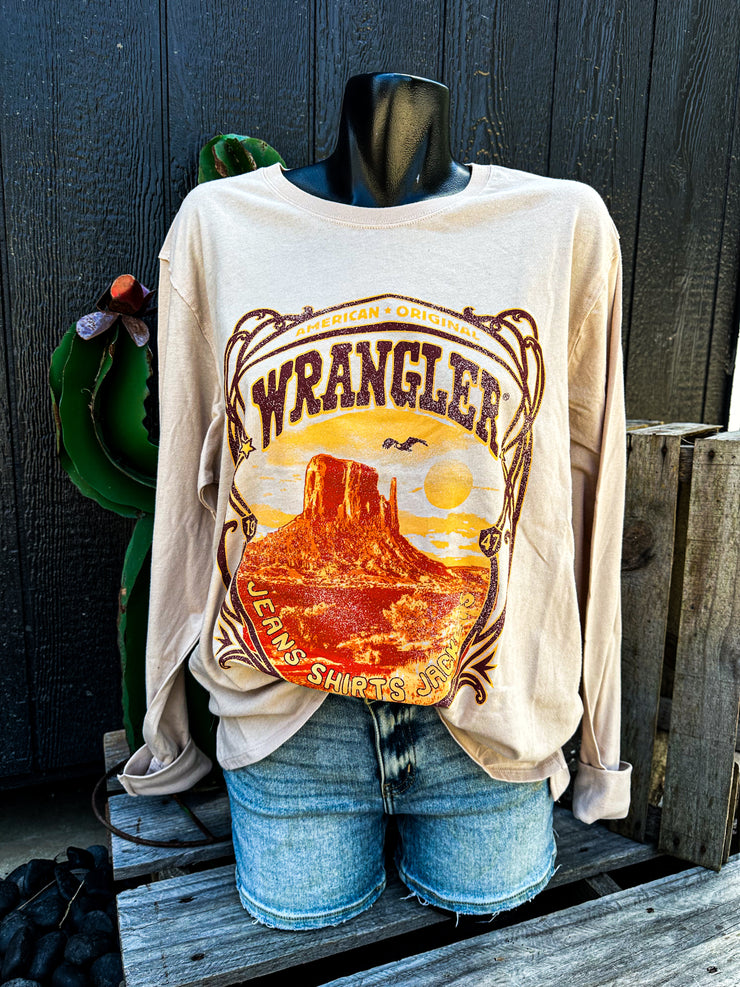 Original Wrangler Longsleeve Graphic