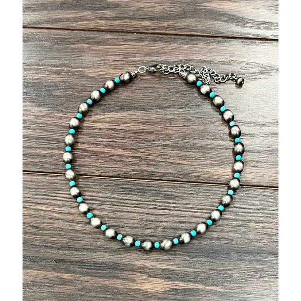 Blue Blue Bull Necklace