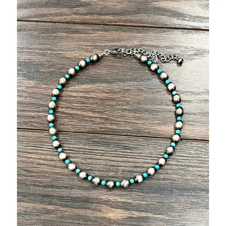 Blue Blue Bull Necklace