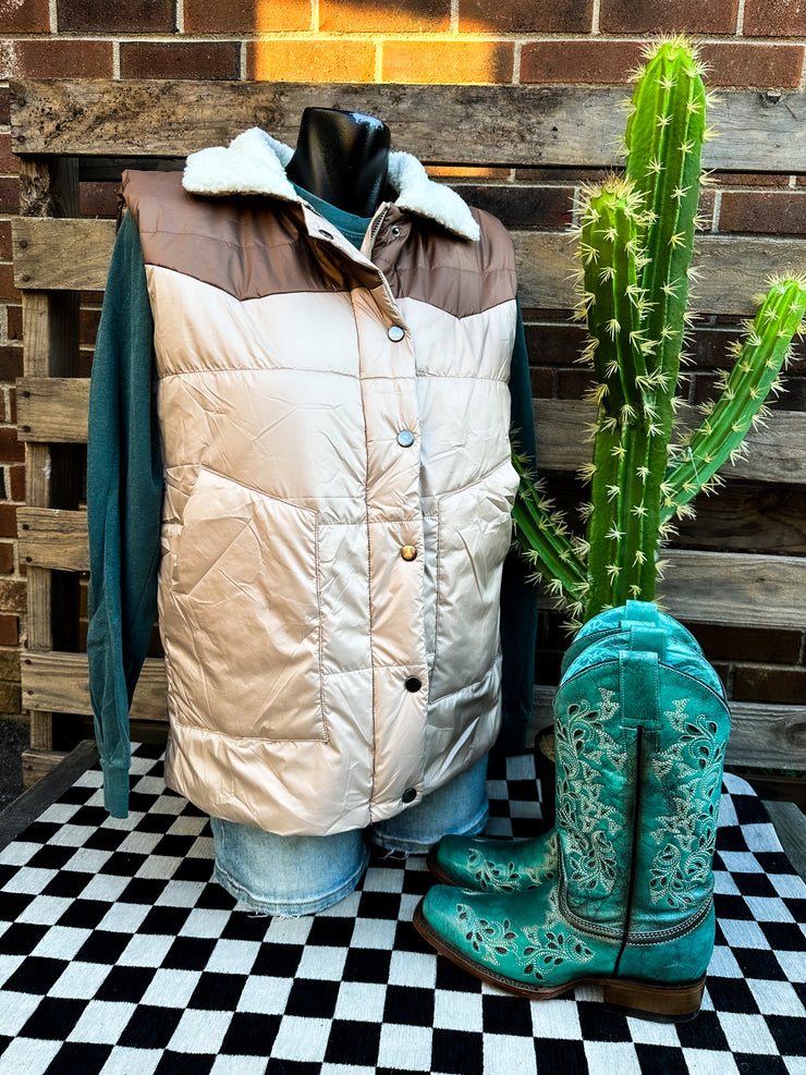 Cadillac'n Puffer Vest