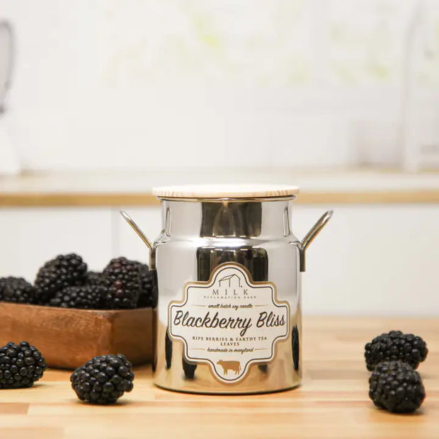 Milk Churn Candle- Blackberry Bliss