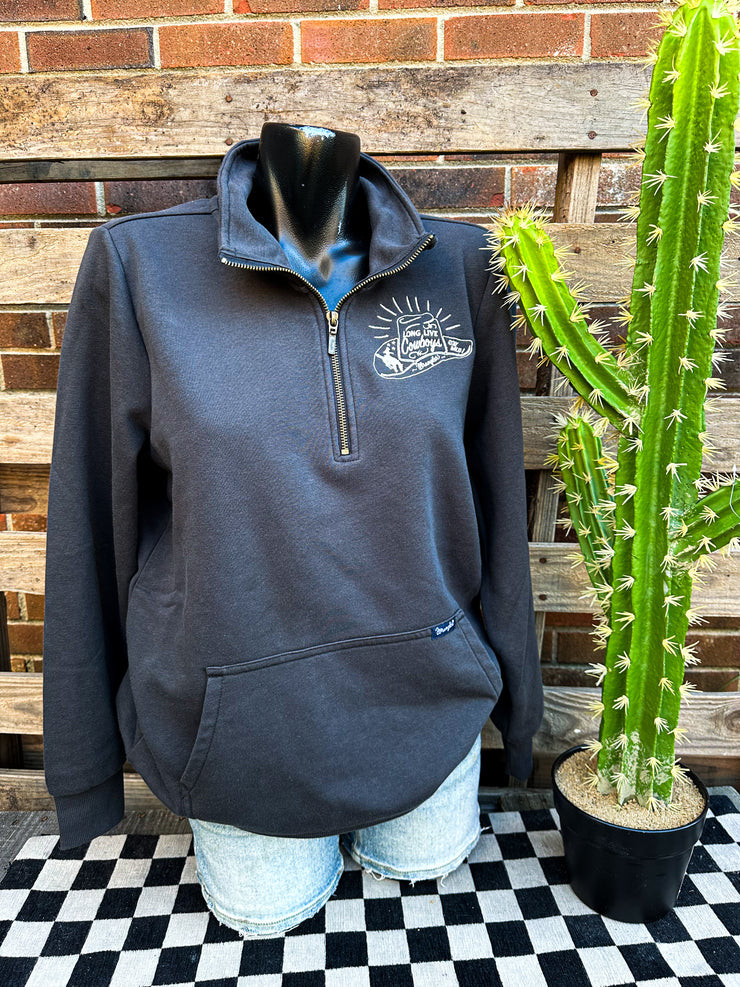 Long Live Cowboys 1/4 Zip Wrangler Pullover