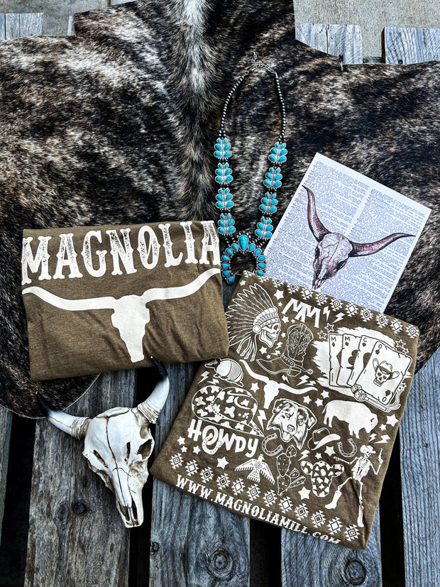 Coyote Brown Magnolia Mayhem Graphic