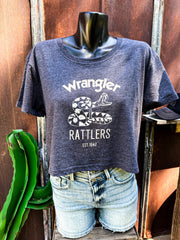 Wrangler Rattlers Boyfriend Crop Graphic