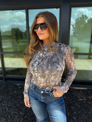 Mossy Oak Camo Sheer Top