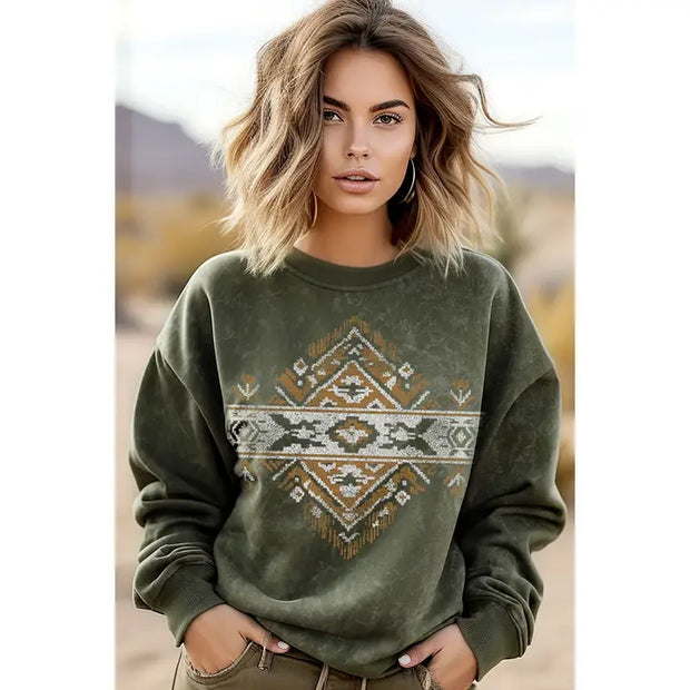 Sienna Aztec Sweatshirt