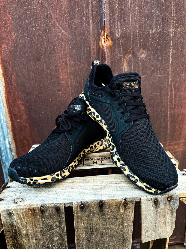 Black Leopard Fuse Ariat Sneaker