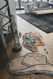 Rodeo Rug: Cowboy Hat
