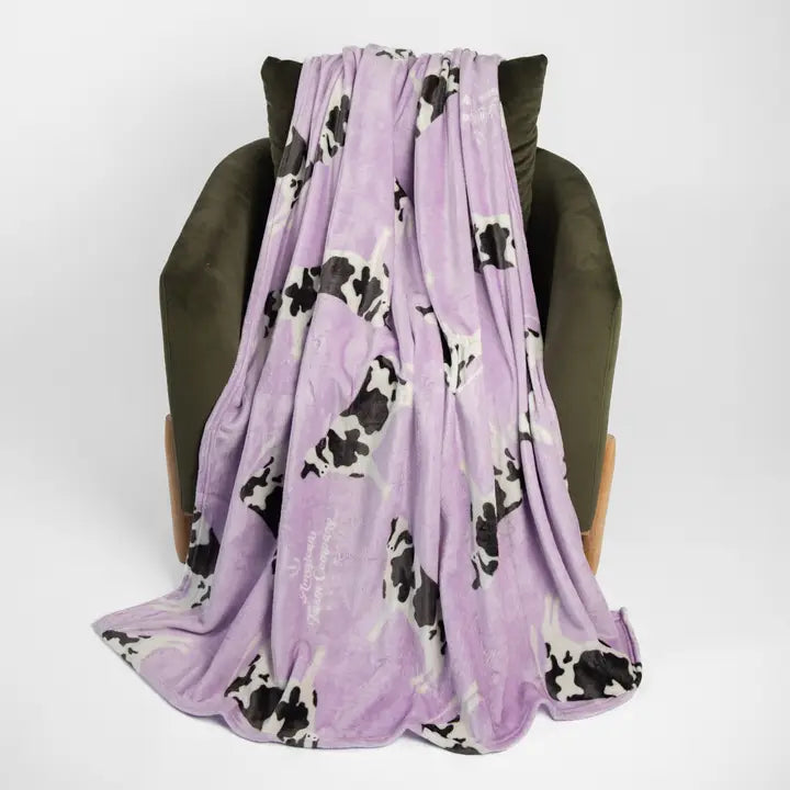 Purple Holstein Blanket