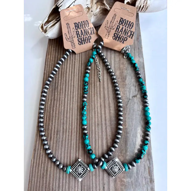 Concho Pendant Necklace